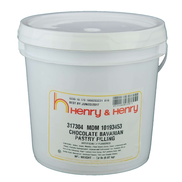 Henry And Henry Bavarian Chocolate Filling, 20lbs